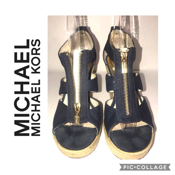 MICHAEL MICHAEL KORS Damita platform sandals Sz7.5 - Picture 7 of 8